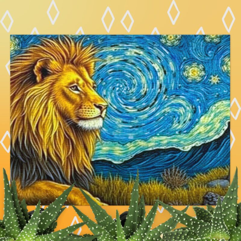 Jigsaw puzzle with tin - Image 4