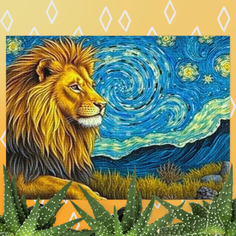Jigsaw puzzle with tin - Image 5
