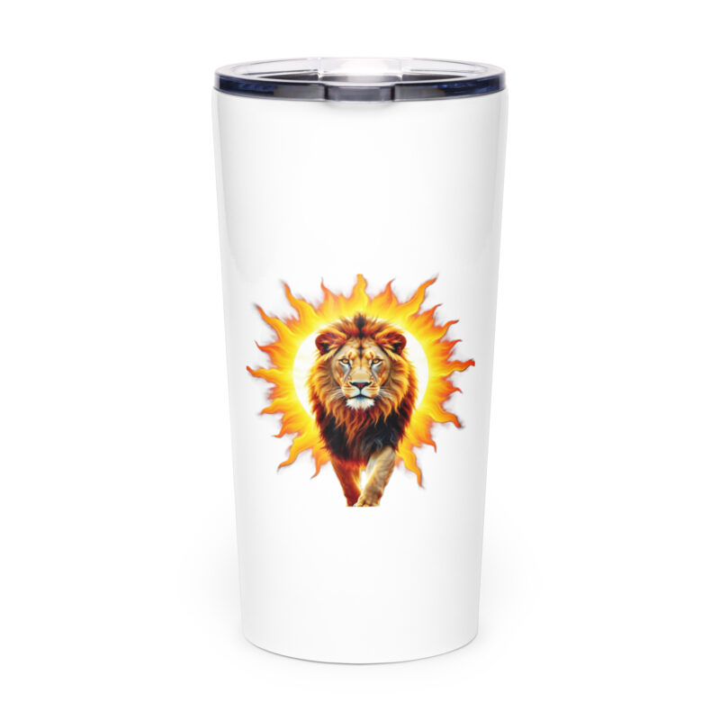 Tapered stainless steel tumbler