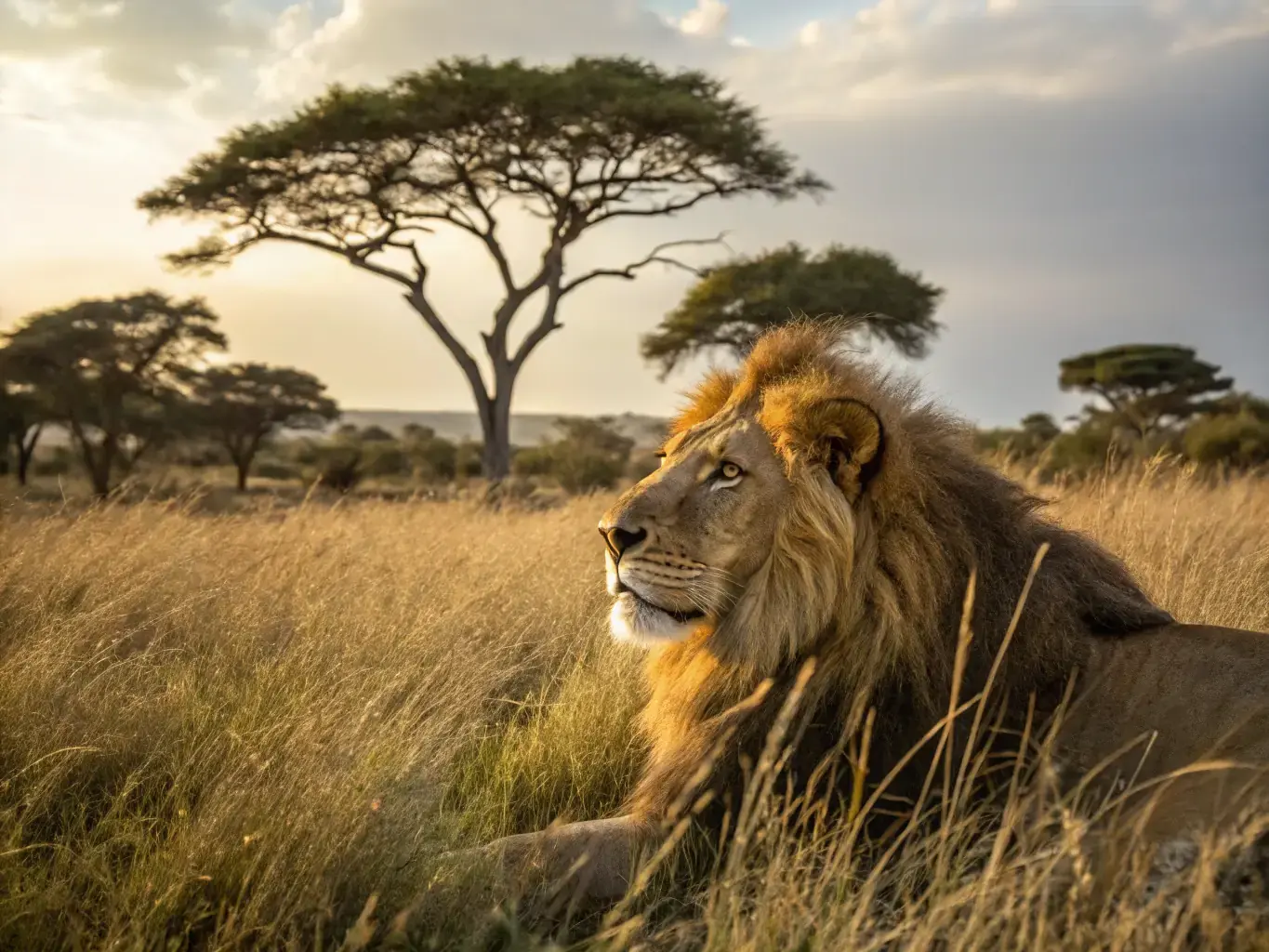 A digital illustration of a lioness teaching her cubs valuable life skills, representing the leadership development and mentorship opportunities within the TribeQuest Lion Tribe.